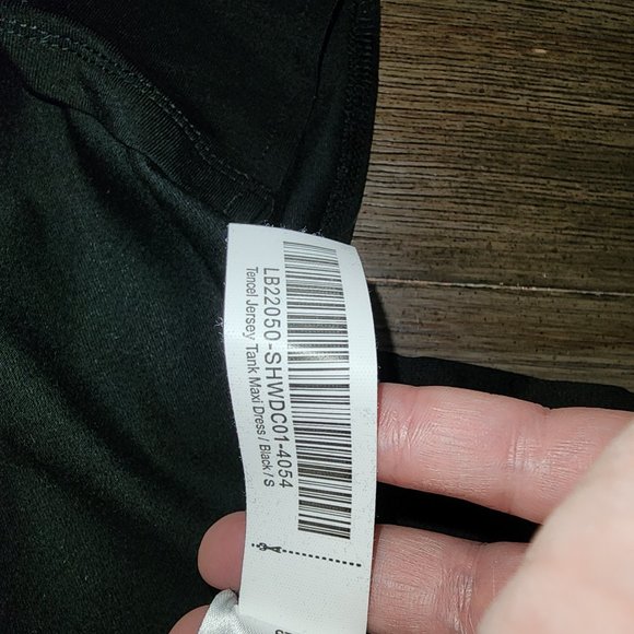 Quince Tencel Jersey Tank Maxi Dress NWT Black Small - Picture 7 of 7